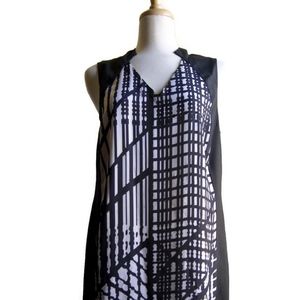 Liberty Sage Sleeveless Shift Dress Size L Women's